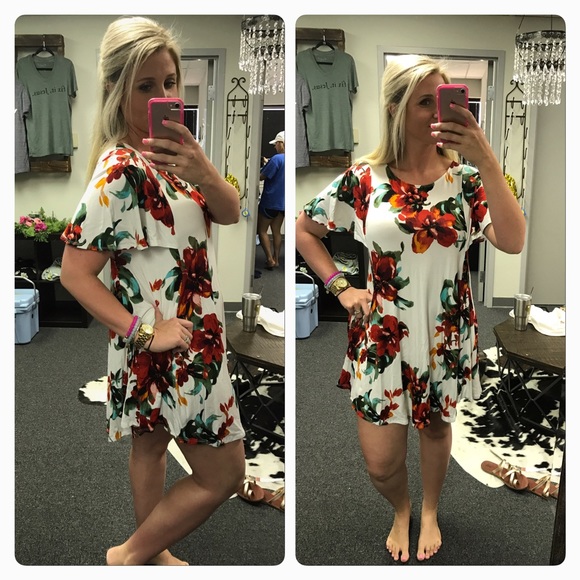 REPOSH Pretty Swing Floral Print Dress - Picture 2 of 4